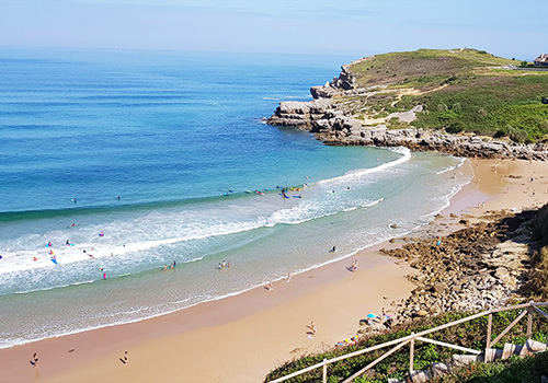 aprender surf en suances