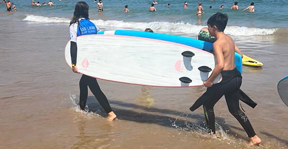 escuela de surf de suances